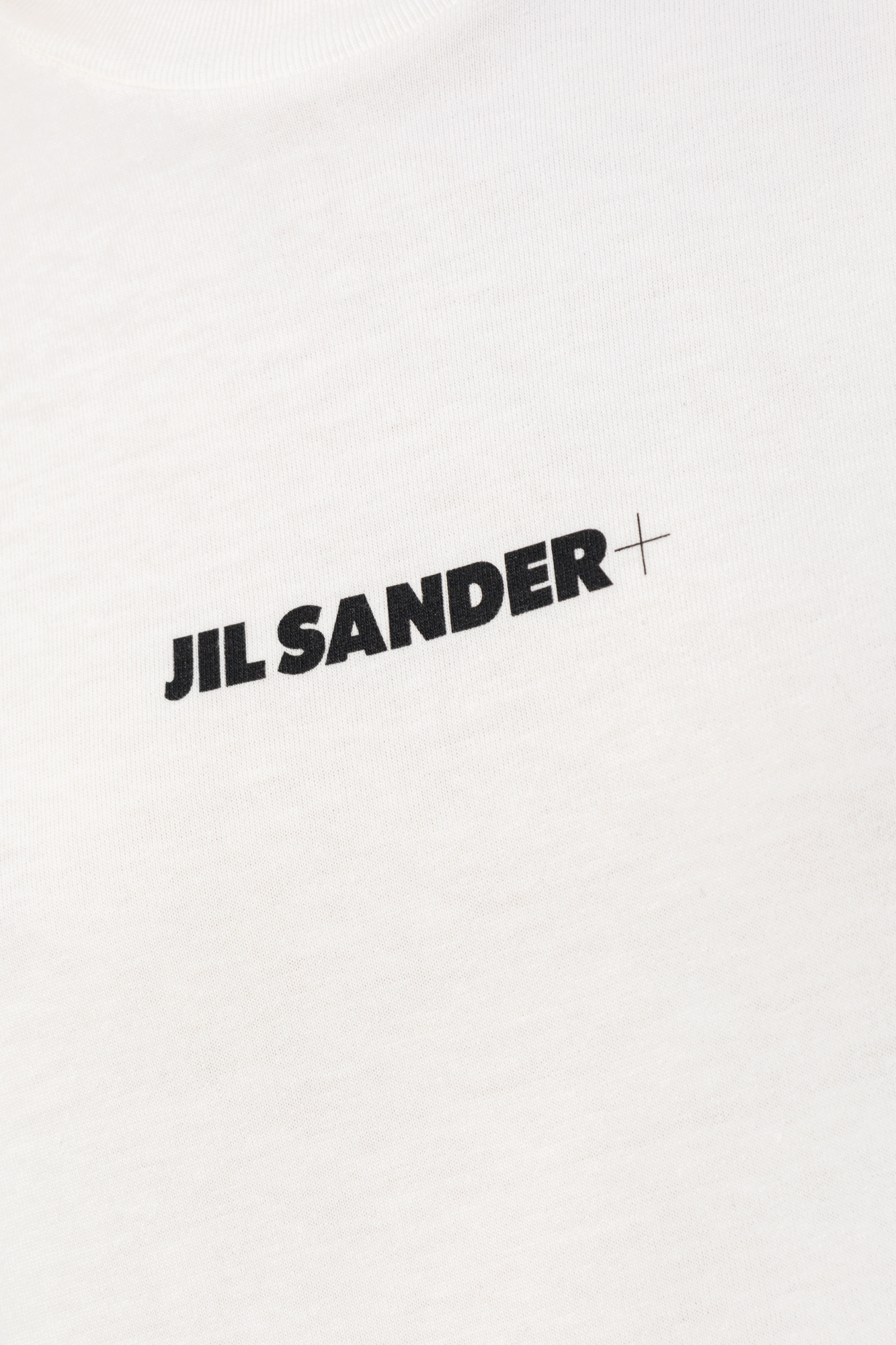 Tシャツ・カットソー JIL SANDER Logo patch t-shirt White J47GC0153J20103 Jil Sander Logo Patch T-Shirt - White - Men | J47GC0153J20103102